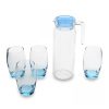 Bộ bình ly thủy tinh Luminarc 5 món Rotterdam Ice Blue J1799